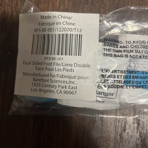 Barefoot Scientist - Dual Sided Foot File/Lime Double Face Pour Les Pieds - Picture 6 of 6